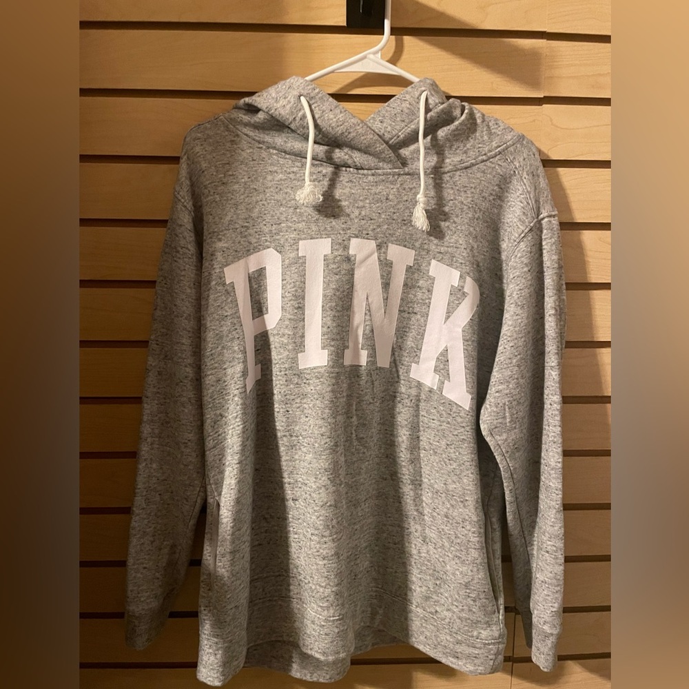 Pink by VS Grey Hoodie